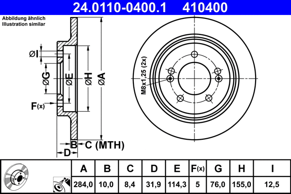 Brake Disc (24.0110-0400.1)