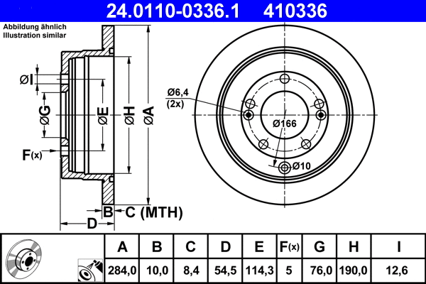 Brake Disc (24.0110-0336.1)