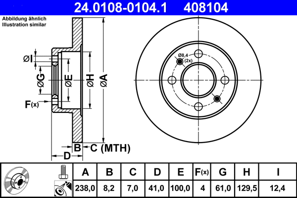 Brake Disc (24.0108-0104.1)