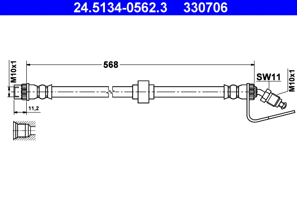 Brake Hose (24.5134-0562.3)