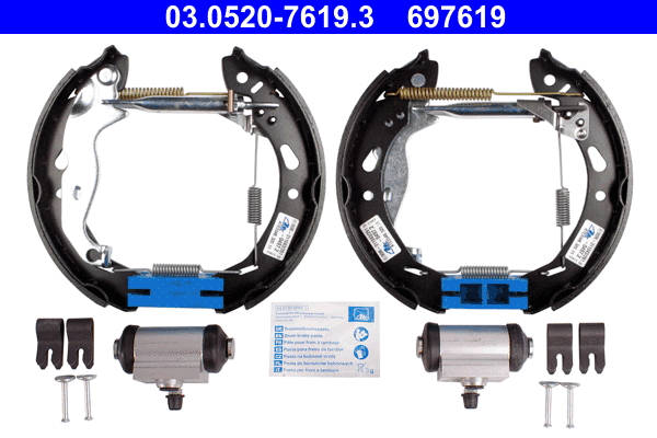 Brake Shoe Set (03.0520-7619.3)