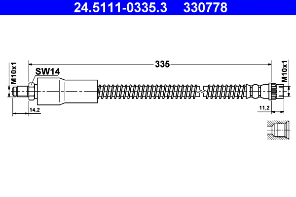 Brake Hose (24.5111-0335.3)