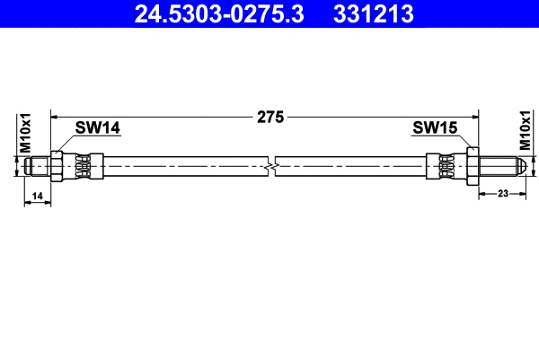 Brake Hose (24.5303-0275.3)