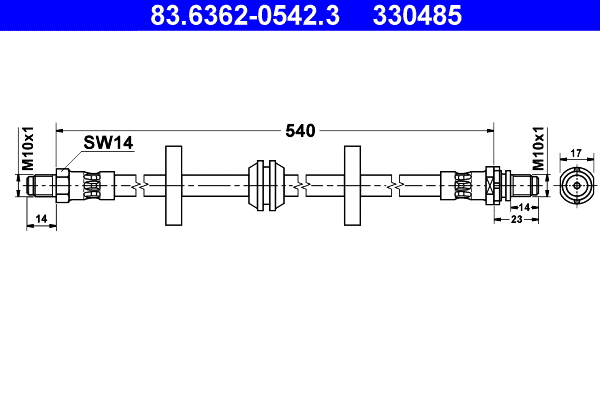 Brake Hose (83.6362-0542.3)