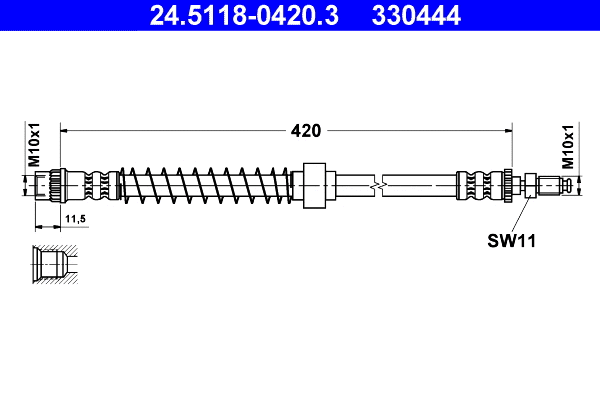 Brake Hose (24.5118-0420.3)