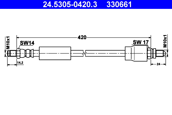 Brake Hose (24.5305-0420.3)