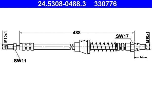 Brake Hose (24.5308-0488.3)