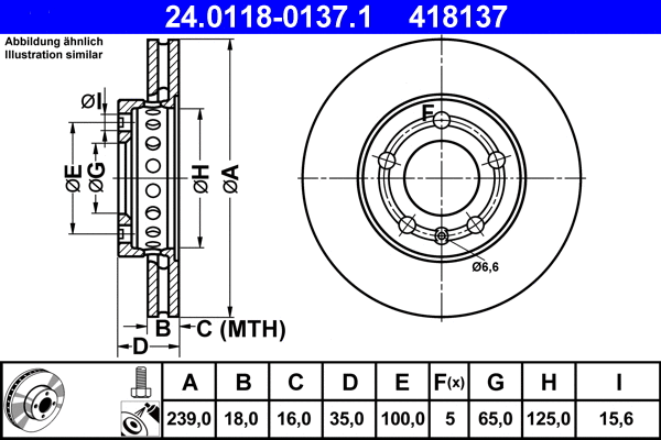 Brake Disc (24.0118-0137.1)