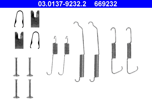 Accessory Kit, brake shoes (03.0137-9232.2)