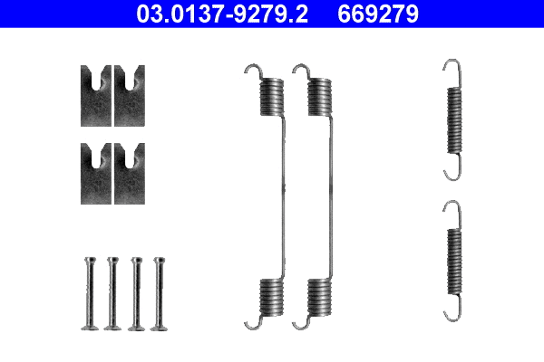 Accessory Kit, brake shoes (03.0137-9279.2)