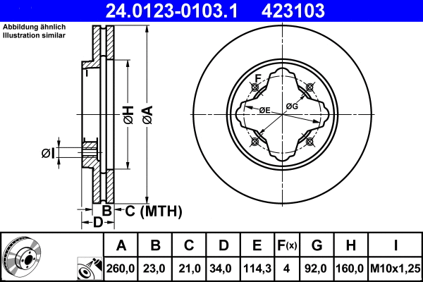 Brake Disc (24.0123-0103.1)