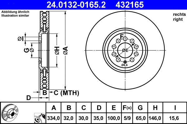 Brake Disc (24.0132-0165.2)