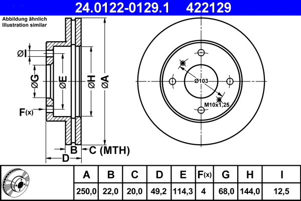 Brake Disc (24.0122-0129.1)