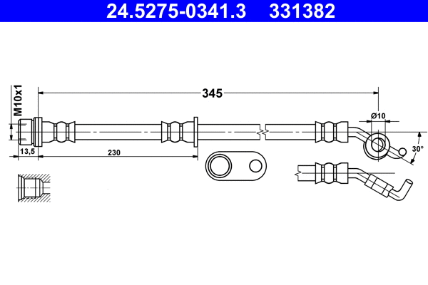 Brake Hose (24.5275-0341.3)