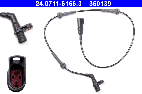 Sensor, wheel speed (24.0711-6166.3)