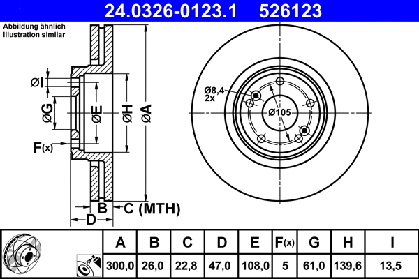 Brake Disc (24.0326-0123.1)