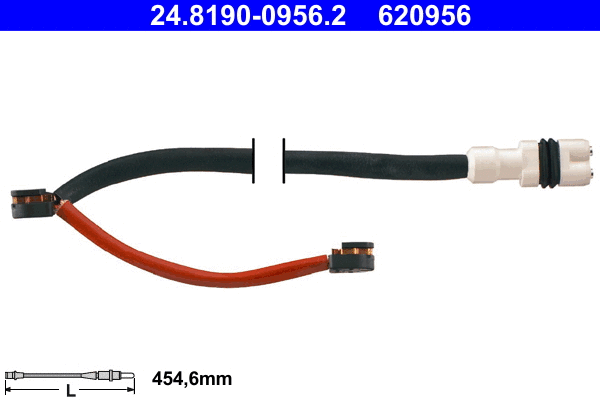 Warning Contact, brake pad wear (24.8190-0956.2)