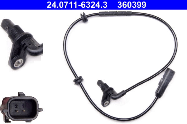 Sensor, wheel speed (24.0711-6324.3)