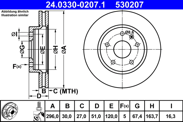 Brake Disc (24.0330-0207.1)