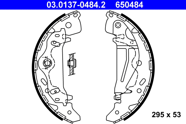 Brake Shoe Set (03.0137-0484.2)