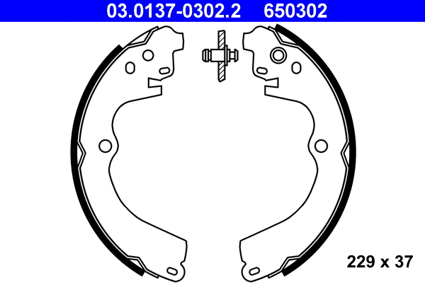 Brake Shoe Set (03.0137-0302.2)
