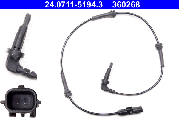 Sensor, wheel speed (24.0711-5194.3)