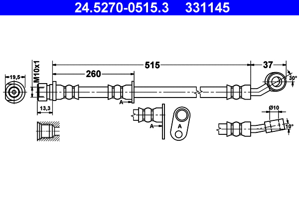 Brake Hose (24.5270-0515.3)