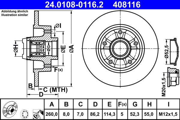 Brake Disc (24.0108-0116.2)