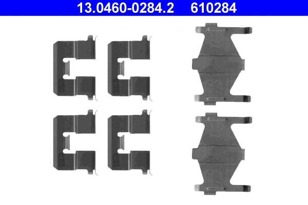 Accessory Kit, disc brake pad (13.0460-0284.2)
