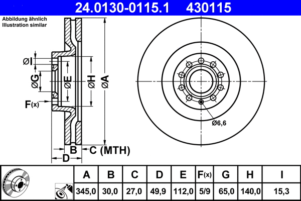 Brake Disc (24.0130-0115.1)