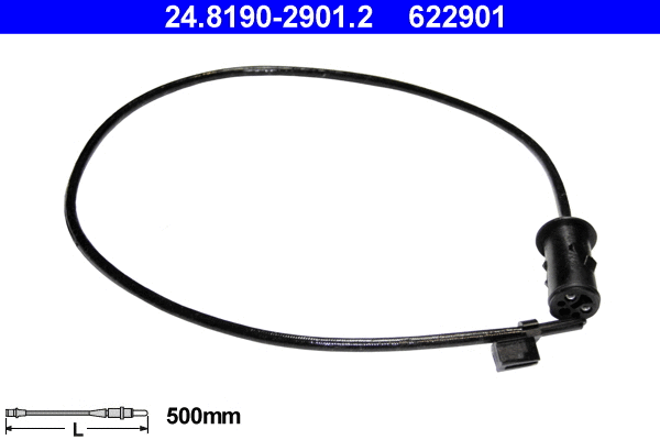 Warning Contact, brake pad wear (24.8190-2901.2)