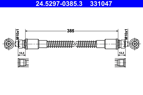 Brake Hose (24.5297-0385.3)