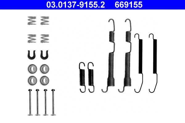 Accessory Kit, brake shoes (03.0137-9155.2)