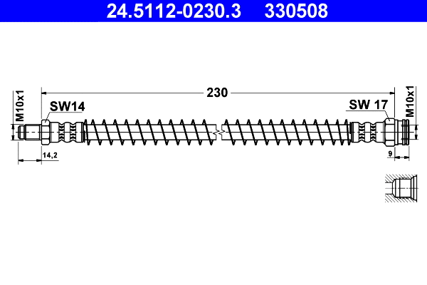 Brake Hose (24.5112-0230.3)