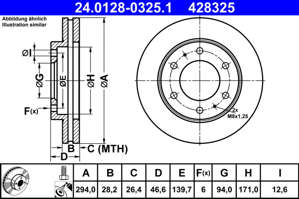 Brake Disc (24.0128-0325.1)