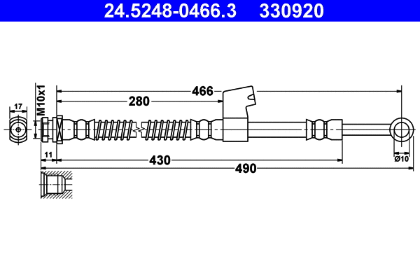Brake Hose (24.5248-0466.3)