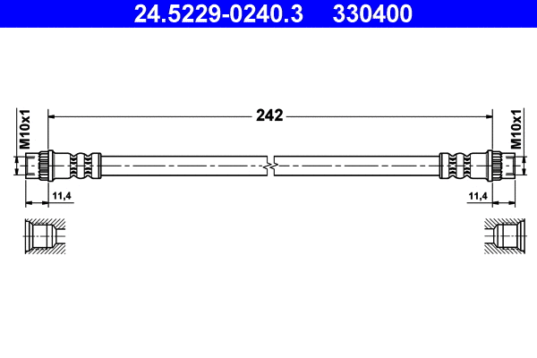 Brake Hose (24.5229-0240.3)