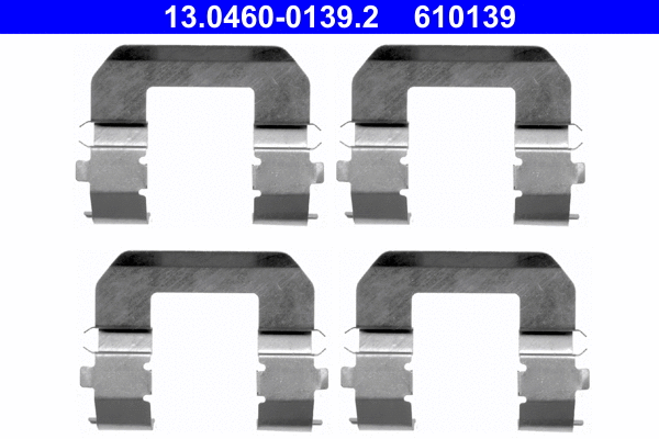 Accessory Kit, disc brake pad (13.0460-0139.2)