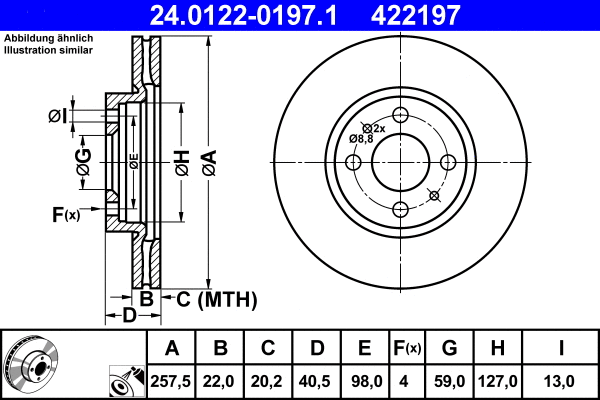 Brake Disc (24.0122-0197.1)