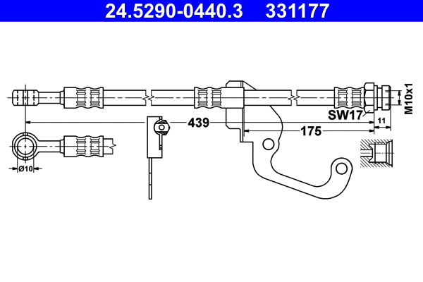 Brake Hose (24.5290-0440.3)