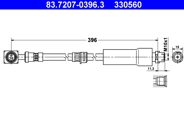 Brake Hose (83.7207-0396.3)