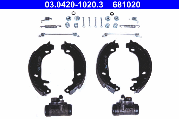 Brake Shoe Set (03.0420-1020.3)