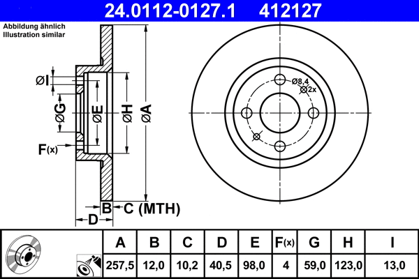 Brake Disc (24.0112-0127.1)