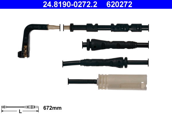 Warning Contact, brake pad wear (24.8190-0272.2)