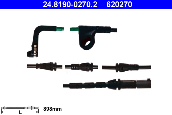 Warning Contact, brake pad wear (24.8190-0270.2)
