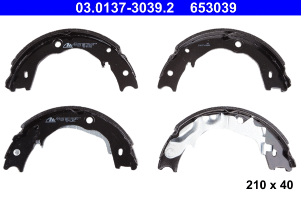 Brake Shoe Set, parking brake