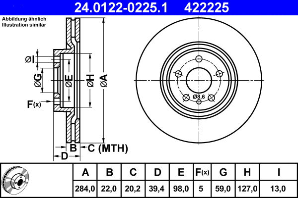 Brake Disc (24.0122-0225.1)