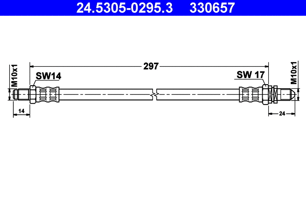Brake Hose (24.5305-0295.3)