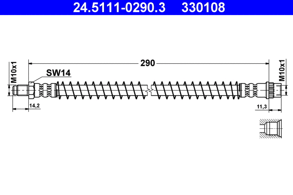 Brake Hose (24.5111-0290.3)