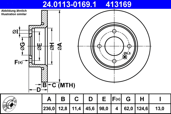 Brake Disc (24.0113-0169.1)